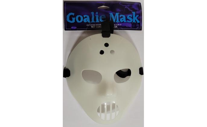 Hockey Maske weiss, leuchtet im Dunkeln